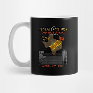 Total Solar Eclipse 2024 Tour Of Texas Mug